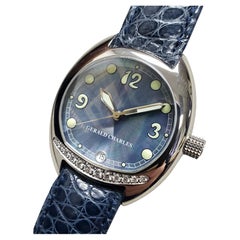 GERALD CHARLES Renaissance GC5N73 SS Automatic watch w/Diamonds 35MM