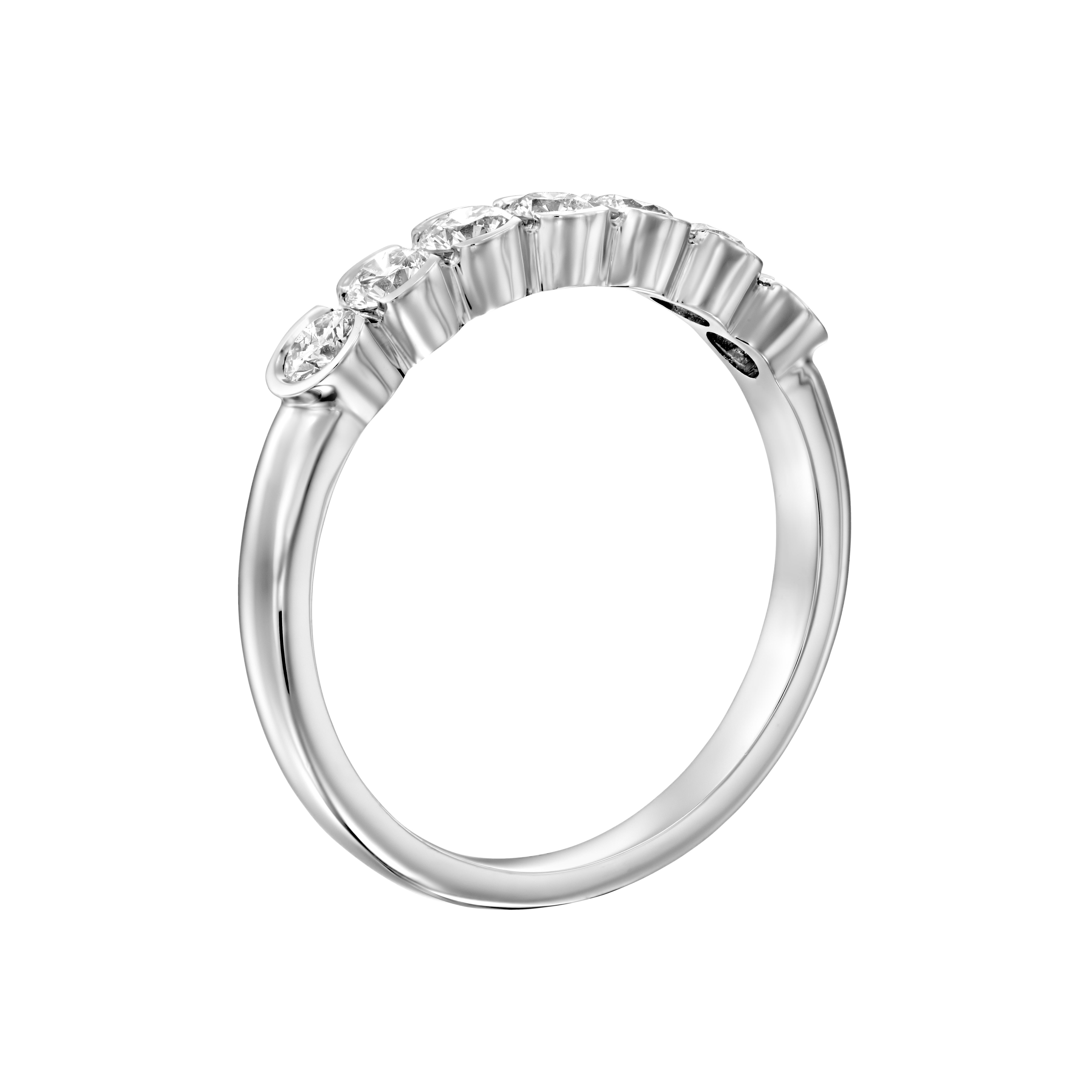 For Sale:  Geraldo Diamond Alliance White Gold Ring 3