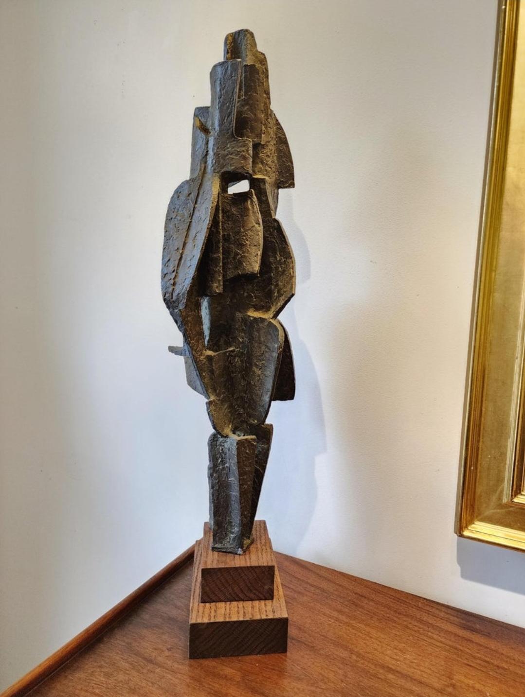  Sculpture abstraite en bronze américaine de Gerald DiGiusto, 1958 2