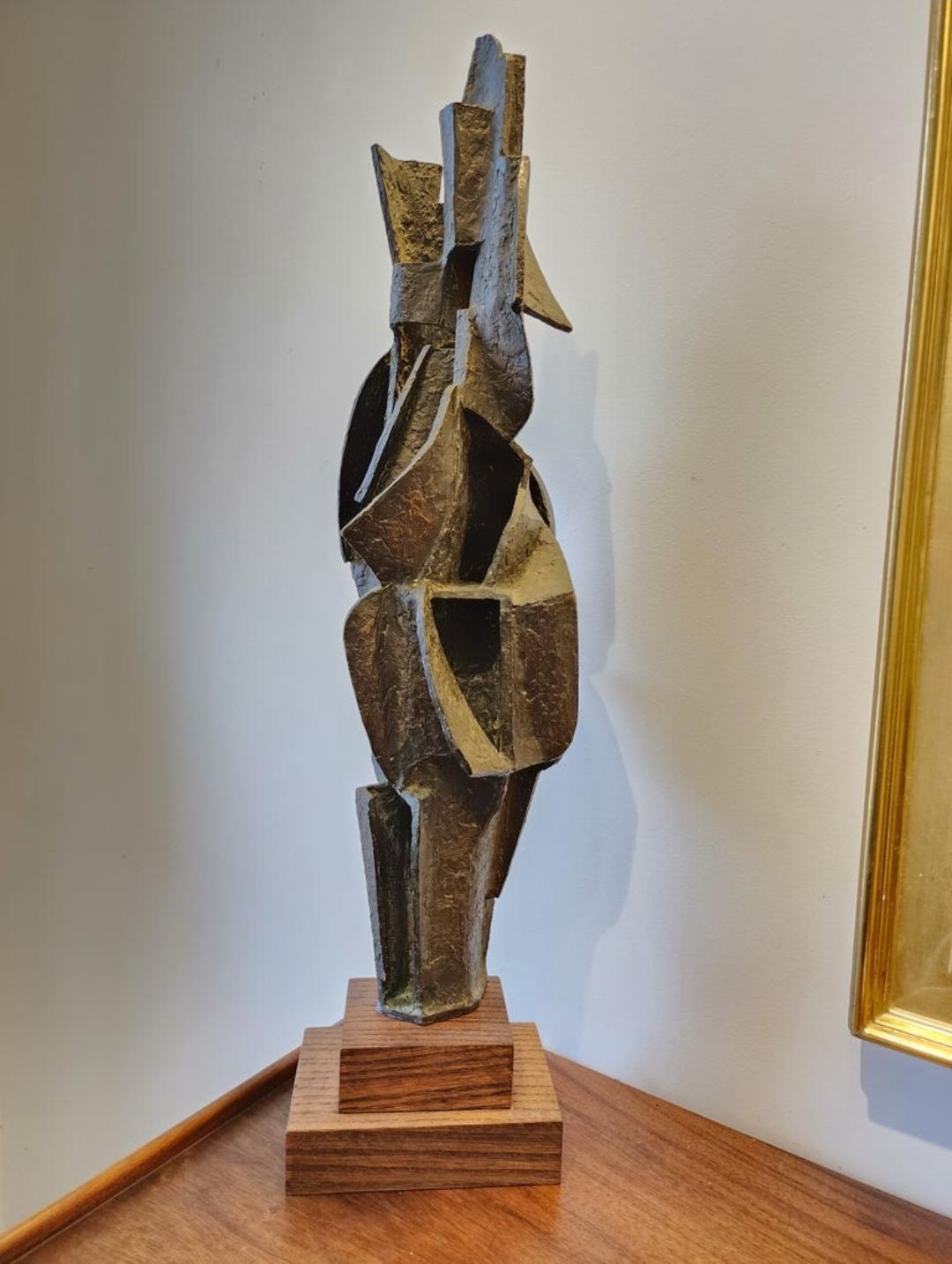  Sculpture abstraite en bronze américaine de Gerald DiGiusto, 1958 3