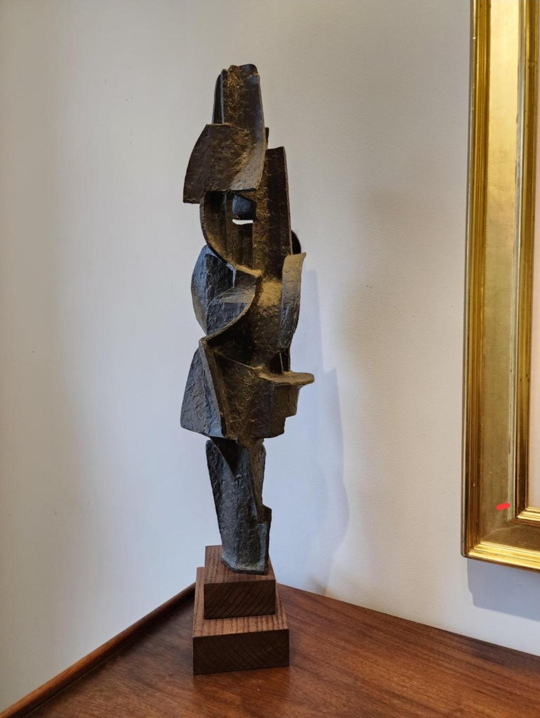 Cast  Gerald DiGiusto Abstract Bronze Sculpture American 1958