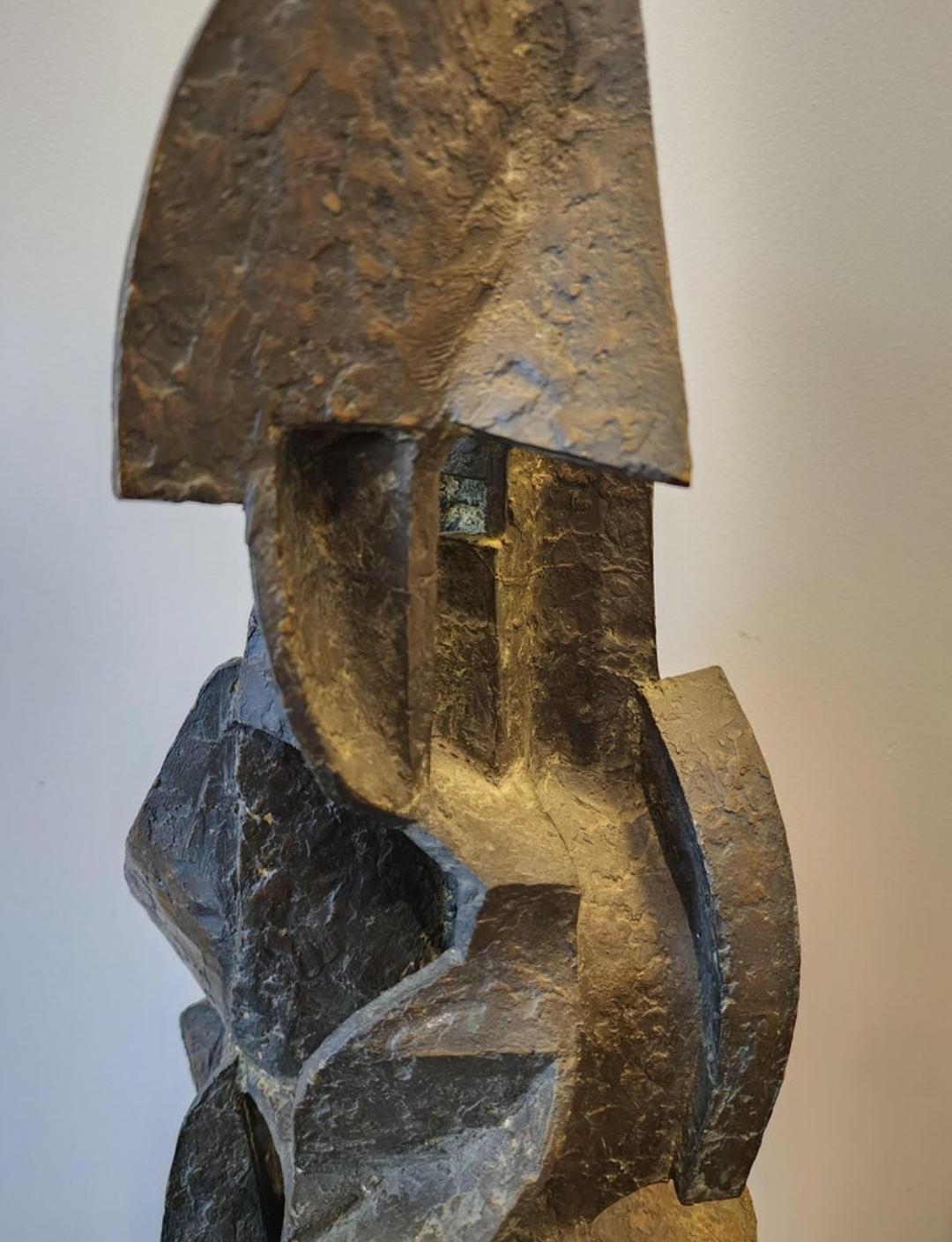 Cast  Gerald DiGiusto Abstract Bronze Sculpture American 1958