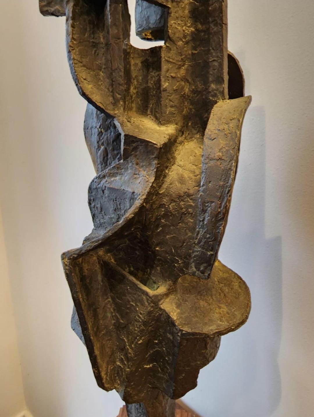  Sculpture abstraite en bronze américaine de Gerald DiGiusto, 1958 1