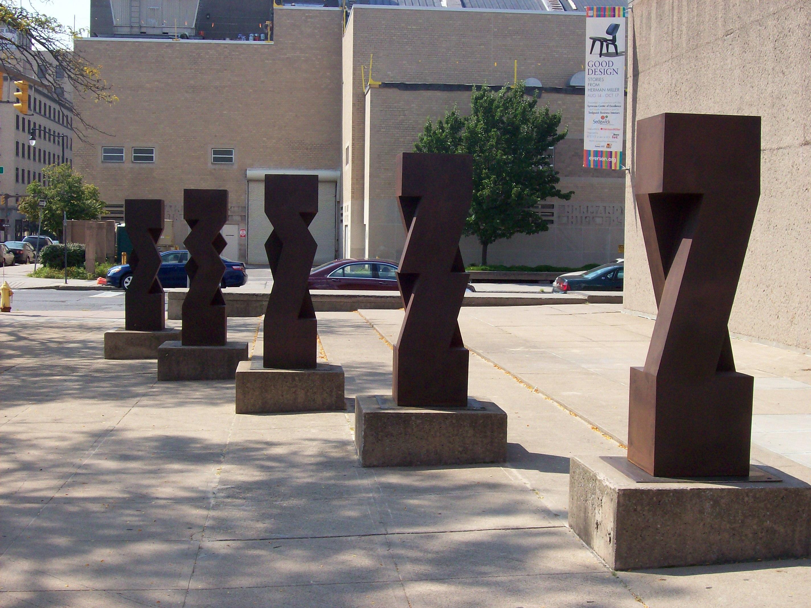 American Gerald DiGiusto Caryatids 1977 Sculpture For Sale