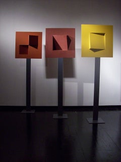 Gerald Digiusto Meta-Square Totem Tryptic America 1970