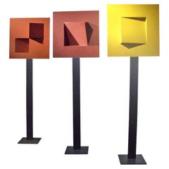 Gerald DiGiusto Meta-Square Totem Tryptic America 1970
