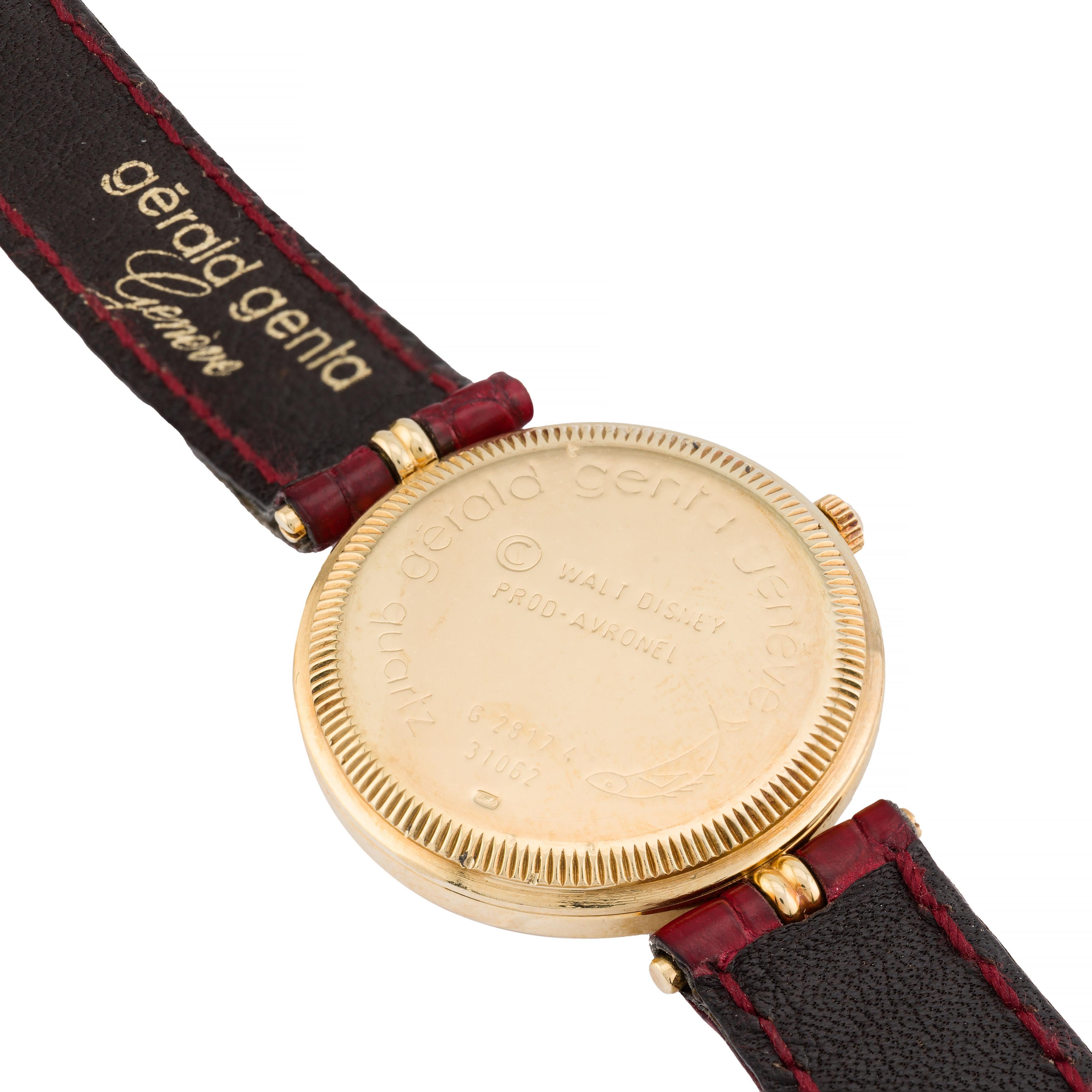 Gerald Genta for Disney Mickey Mouse Wrist Watch in 18K Yellow Gold 2