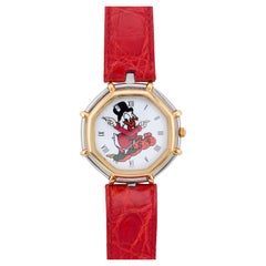 Gerald Genta for Disney Scrooge McDuck 18K Gold & Stainless Steel Wrist Watch