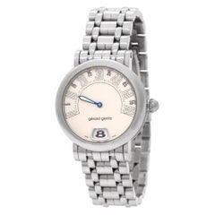 Gerald Genta Retro Classic G.3624 Stainless Steel Beige Dial Quartz Watch