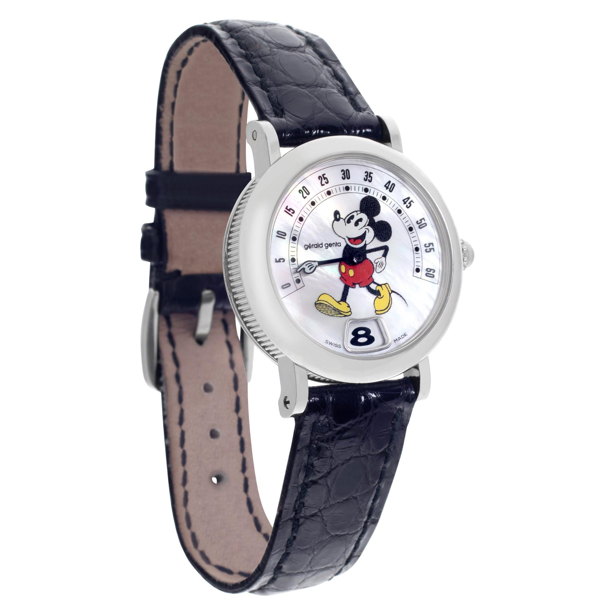 gerald genta mickey mouse watch