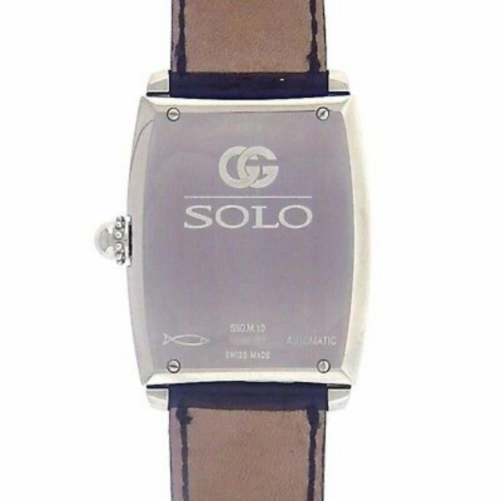 Men's Gerald Genta Retro Solo SSO.M.10, Silver Dial, Certified and Warranty