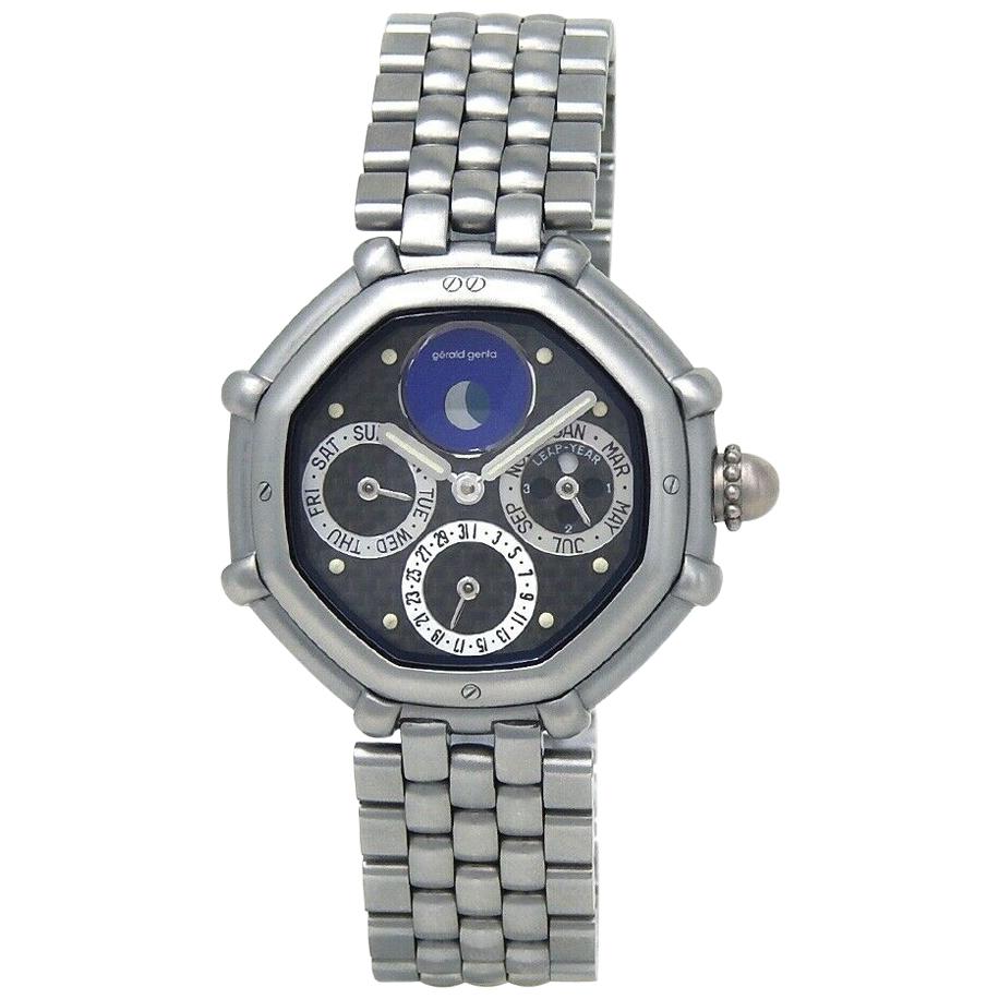 Gerald Genta Success Stainless Steel Swiss Quartz Men's Watch G.3404.7 For Sale