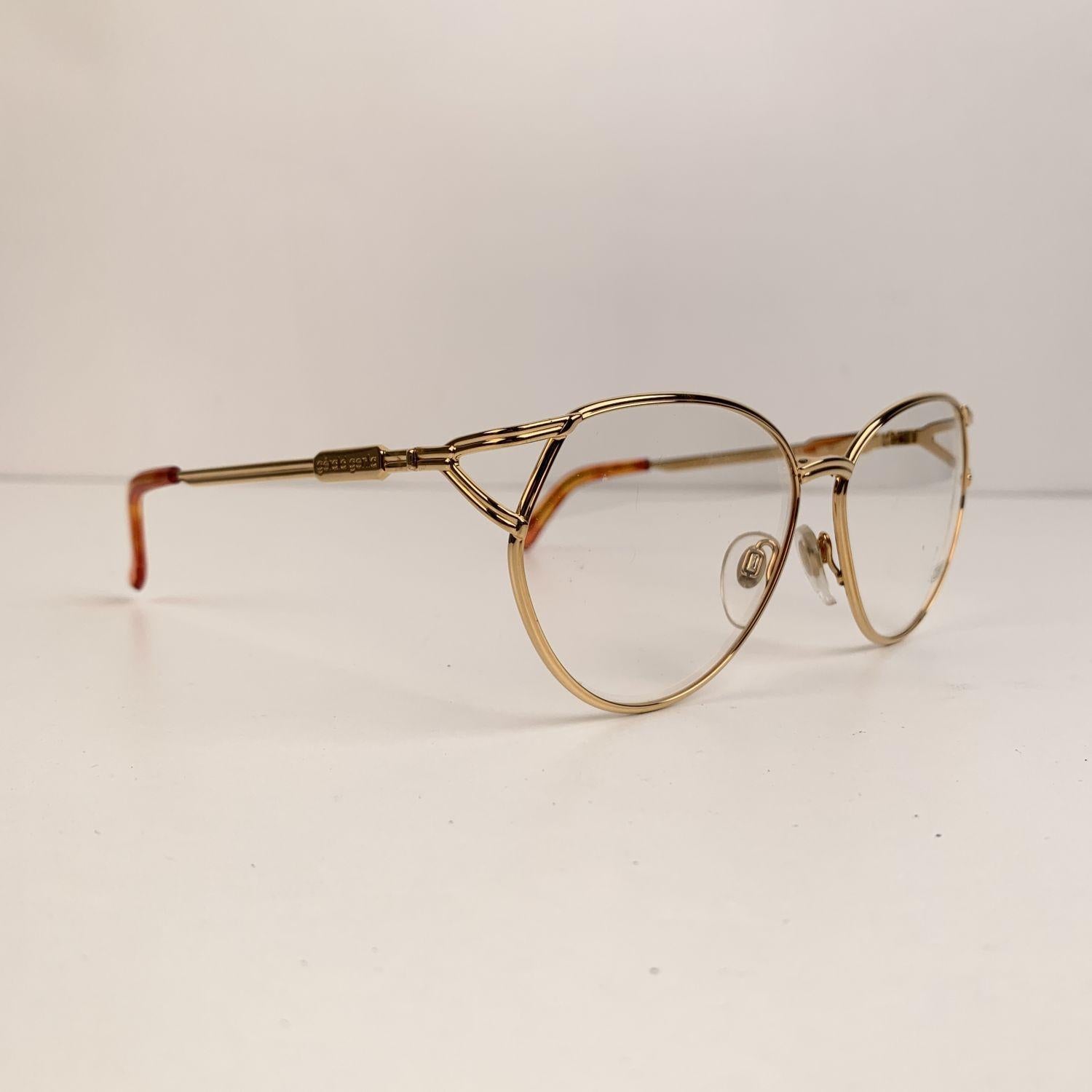 Gerald Genta Vintage Eyeglasses Gold Plated New Classic 05 130 mm 2