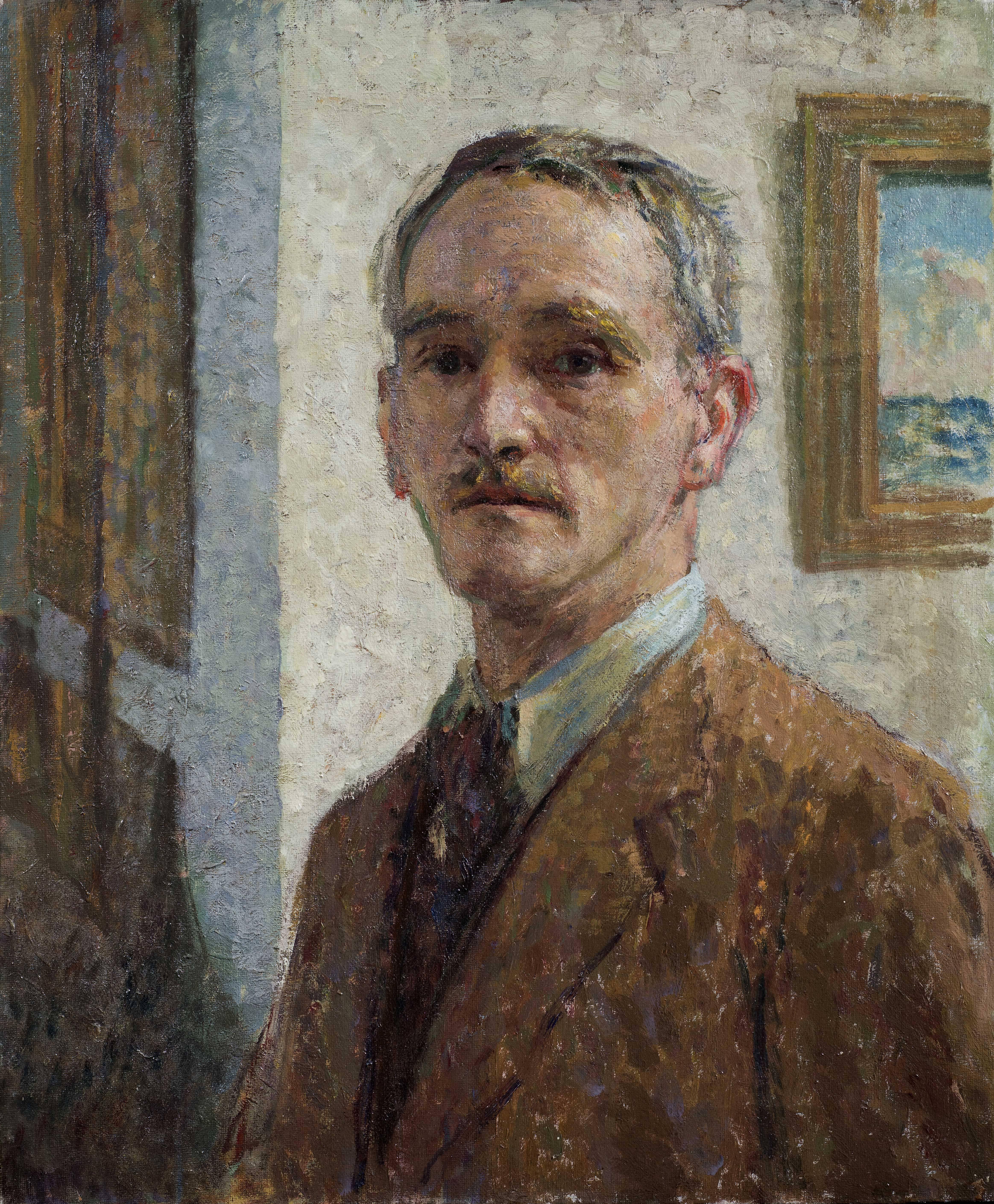 Gerald Goddard Jackson Portrait Painting - Self Portrait