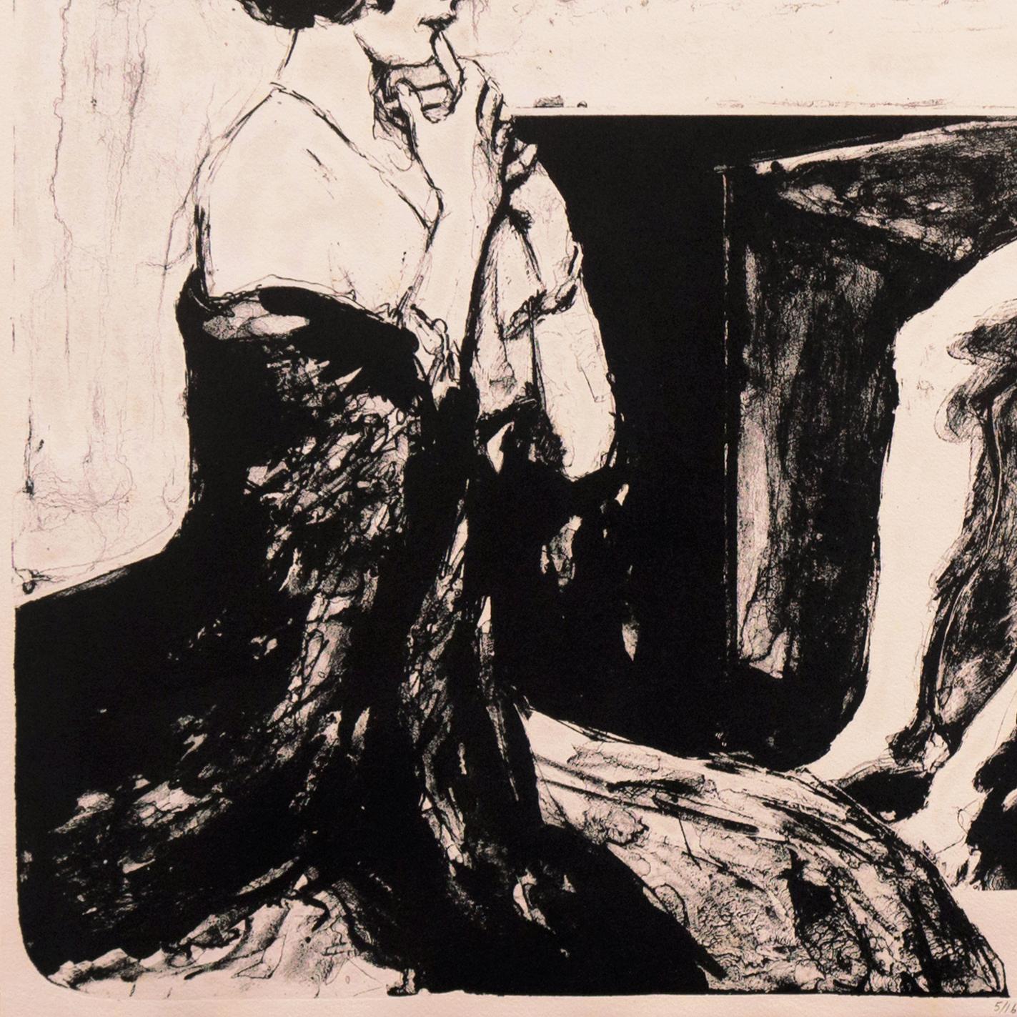 « The Female Gaze », NYMoMA, California College of Arts and Crafts, SFAI, CPLH - Noir Figurative Print par Gerald Gooch