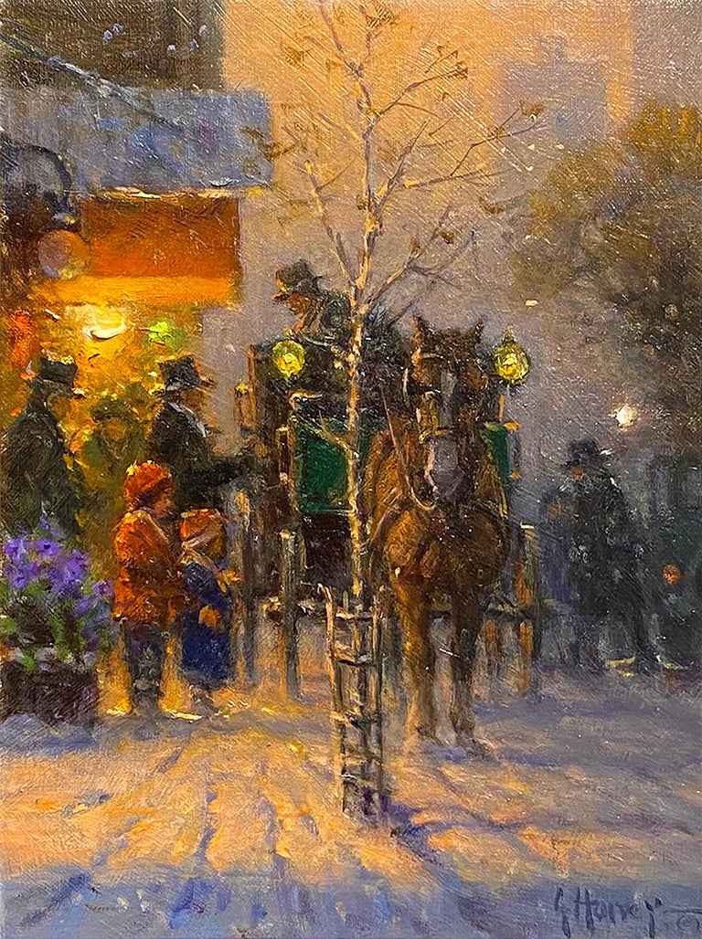 Gerald Harvey Jones - Carriage Ride From the Plaza, NYC at 1stDibs