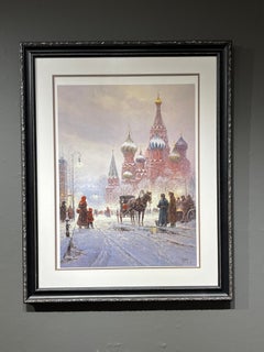 Gerald Harvey, "Cathedral of St Basil" 926/950 Snowy European Landscape
