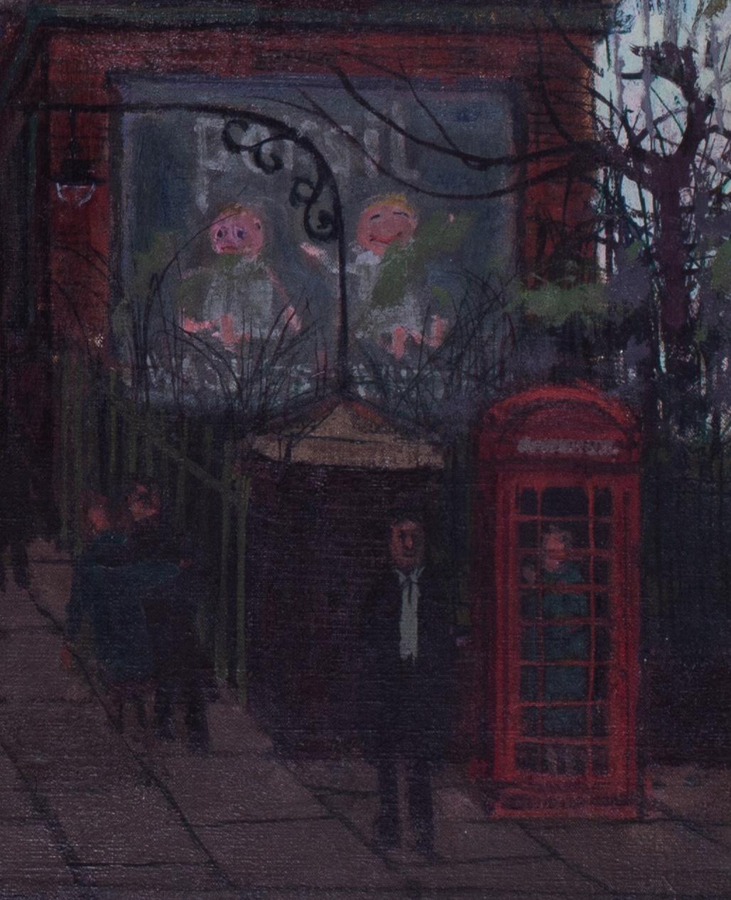 Gerald Hembdon Seymour Rose (British, 1935-2023) 
Rush hour at the station, London
Oil on canvas 
28 x 35.3/4 in. (71 x 91 cm.) 
Provenance: from the estate of the late Gerald Rose. 