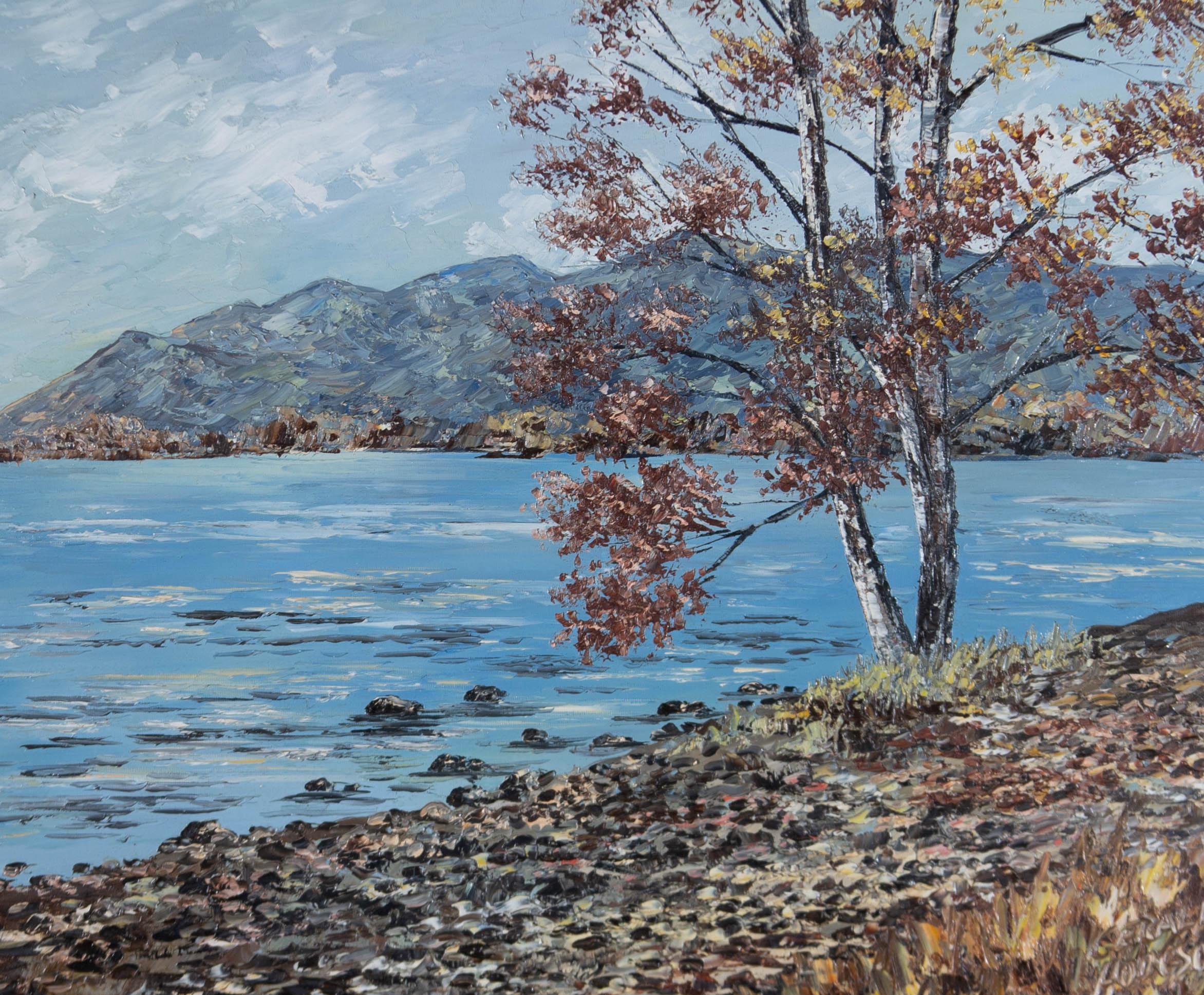 Gerald Hodgson - 1992 Oil, Derwentwater, Lake District 4