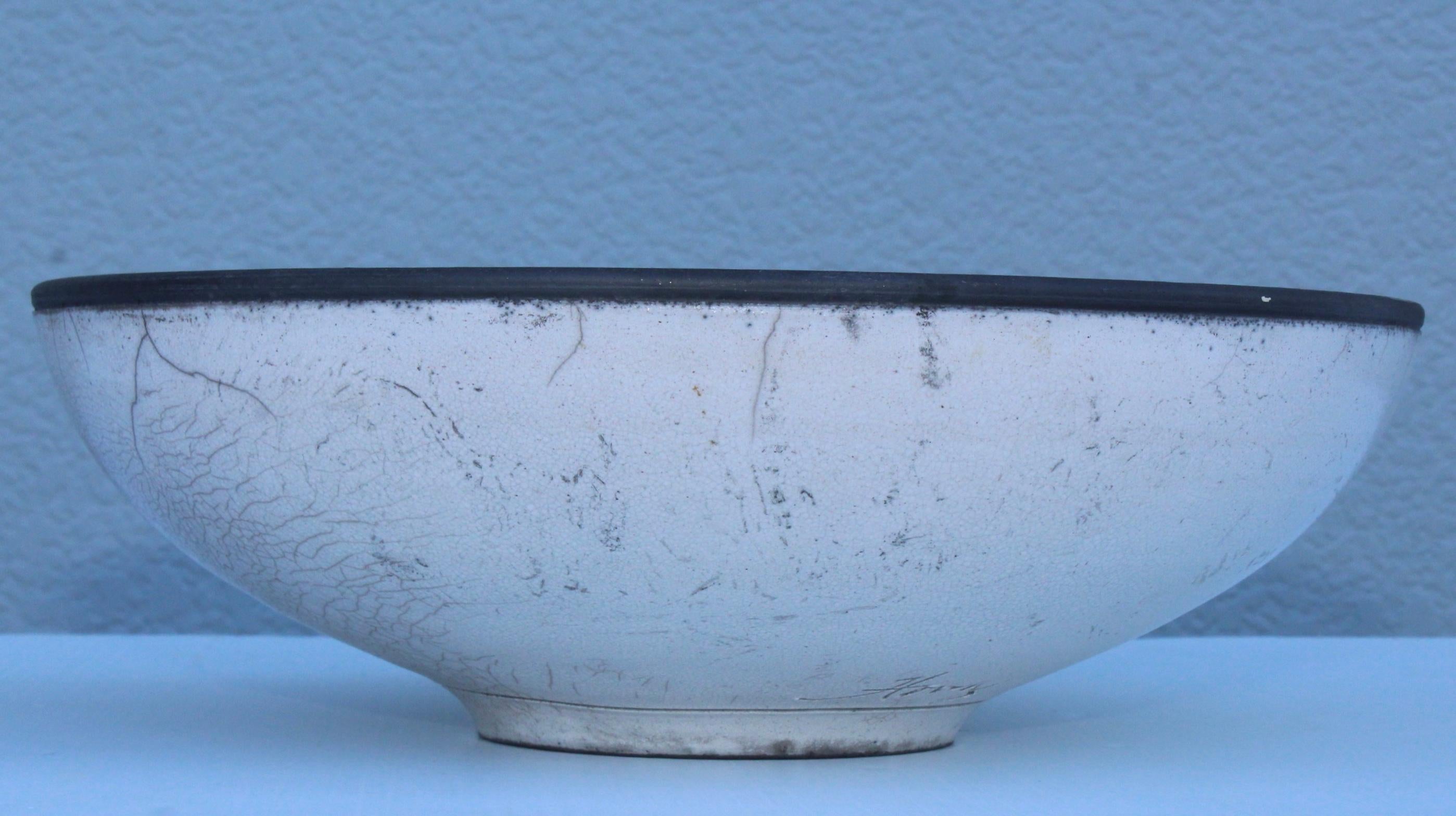 Gerald Hong Memphis Style Raku Bowl 4