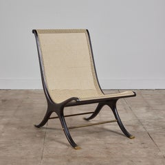 Gerald Jerome Caned Lounge Chair for Heritage