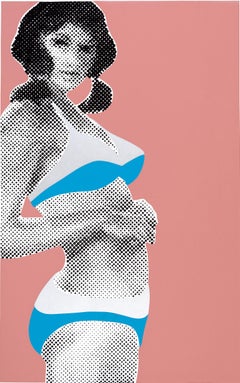Francine - Gerald Laing, Pop Art, Screenprint, Figurative art, Sixties Art