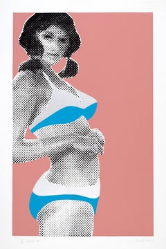 Francine - Gerald Laing:: Pop Art:: Siebdruck:: Figurative Kunst:: Sixties Art