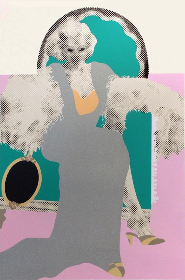 Gerald Laing Figurative Print - Jean Harlow