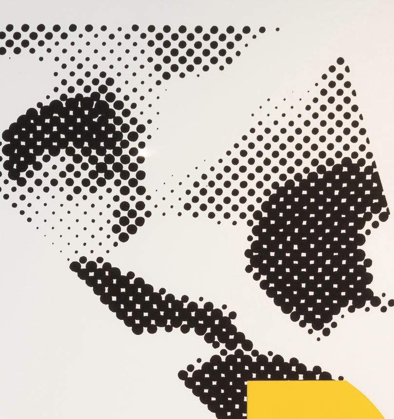 Plunger, 1968 - Minimalist White Abstract Graphic 20th Century Screenprint For Sale 3