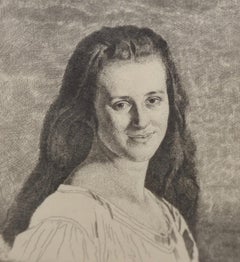 Gerald Brockhurst (1890-1978) "Anais" Pencil Signed Etching c.1930