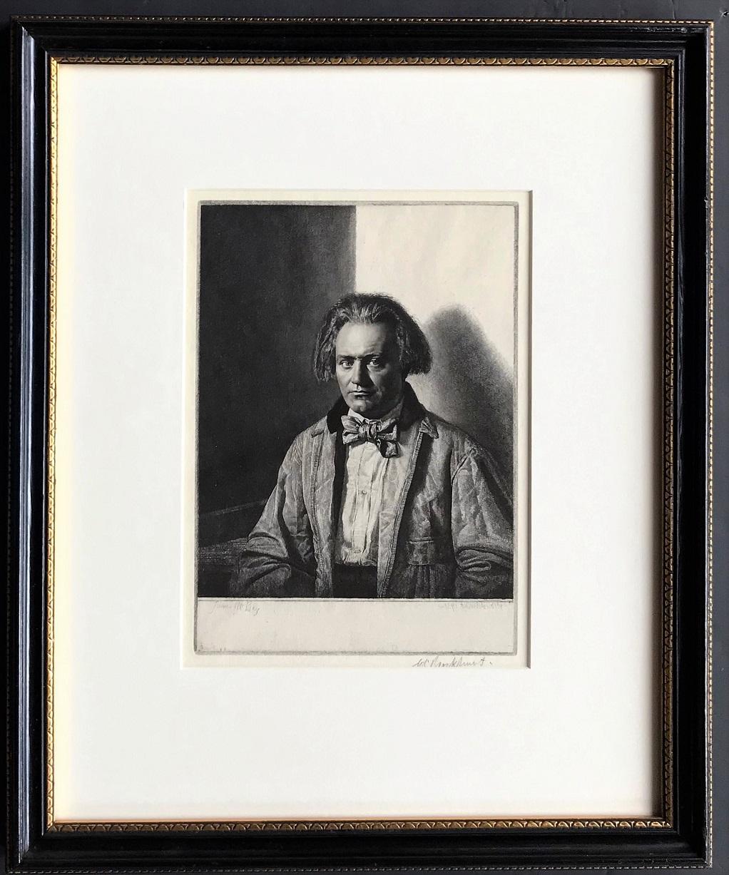  Fletcher 6  zustand .ix. 10 1/2 x 7 1/2 (Blatt 14 7/8 x 11 3/8). Ausgabe 111. Ein reicher Abdruck auf cremefarbenem Velin mit vollem Rand. Erstklassiger Zustand.  Illustriert: Fine Prints of the Year, 1931; Print Collector's Quarterly 22 (1935):
