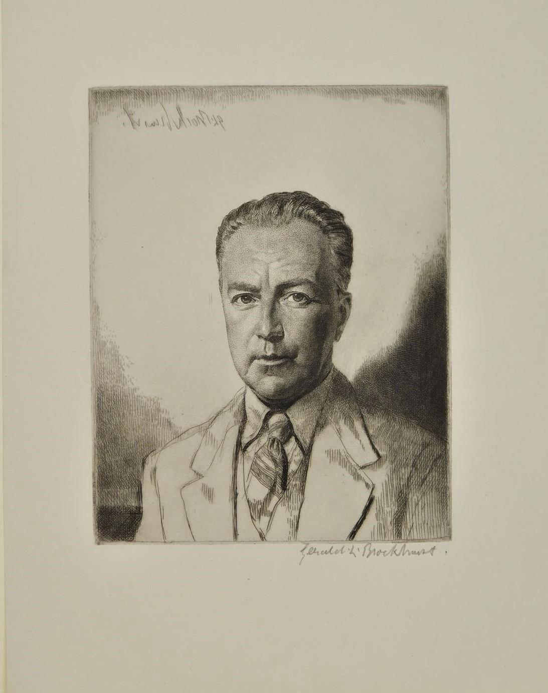John Gogarty St. John Gogarty (Moderne), Print, von Gerald Leslie Brockhurst