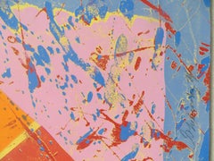 Litografía abstracta según Gerald Lubensky Firmada y numerada 1/5