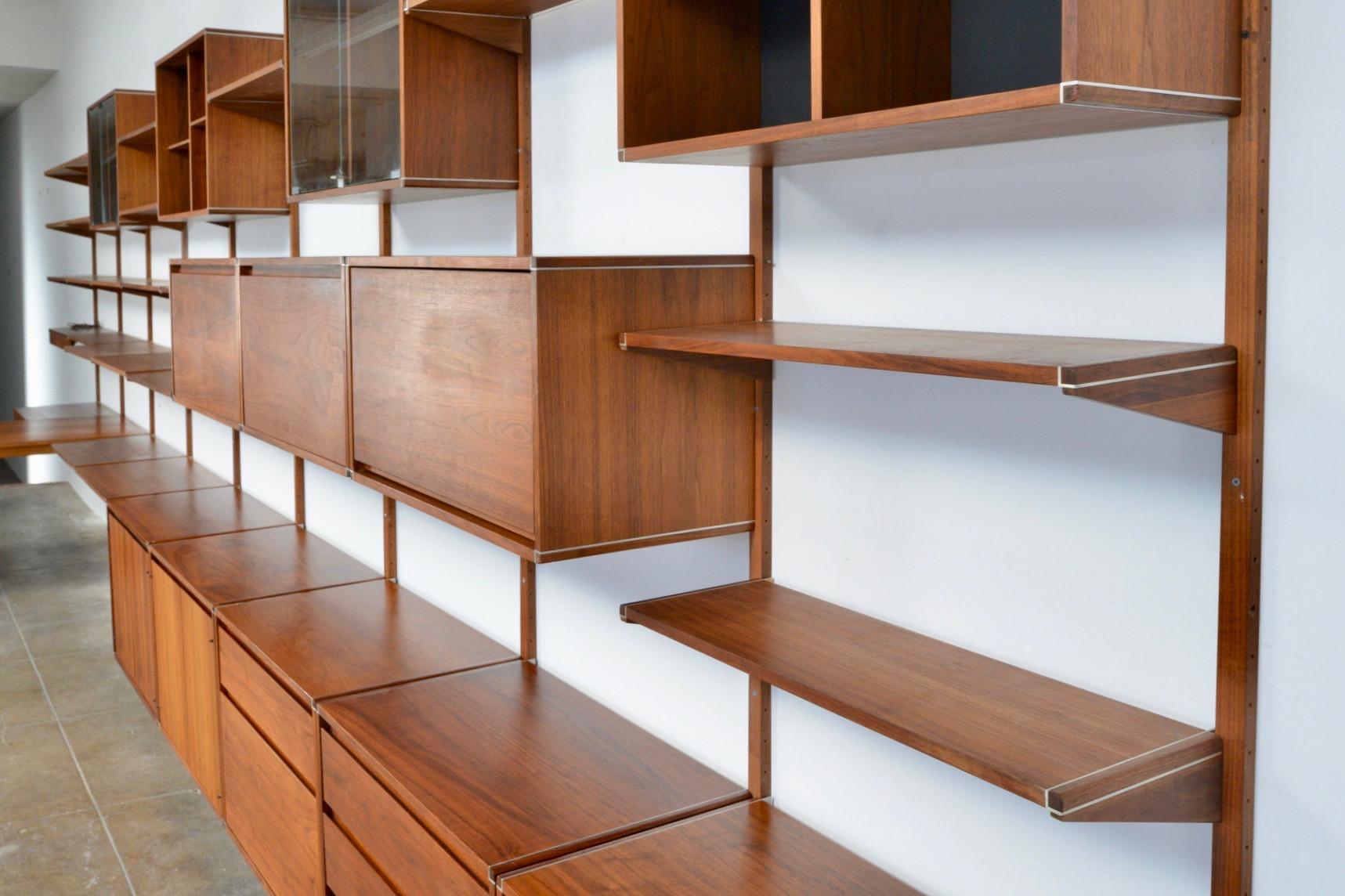 Oiled Gerald McCabe Barzilay Wall Unit For Sale