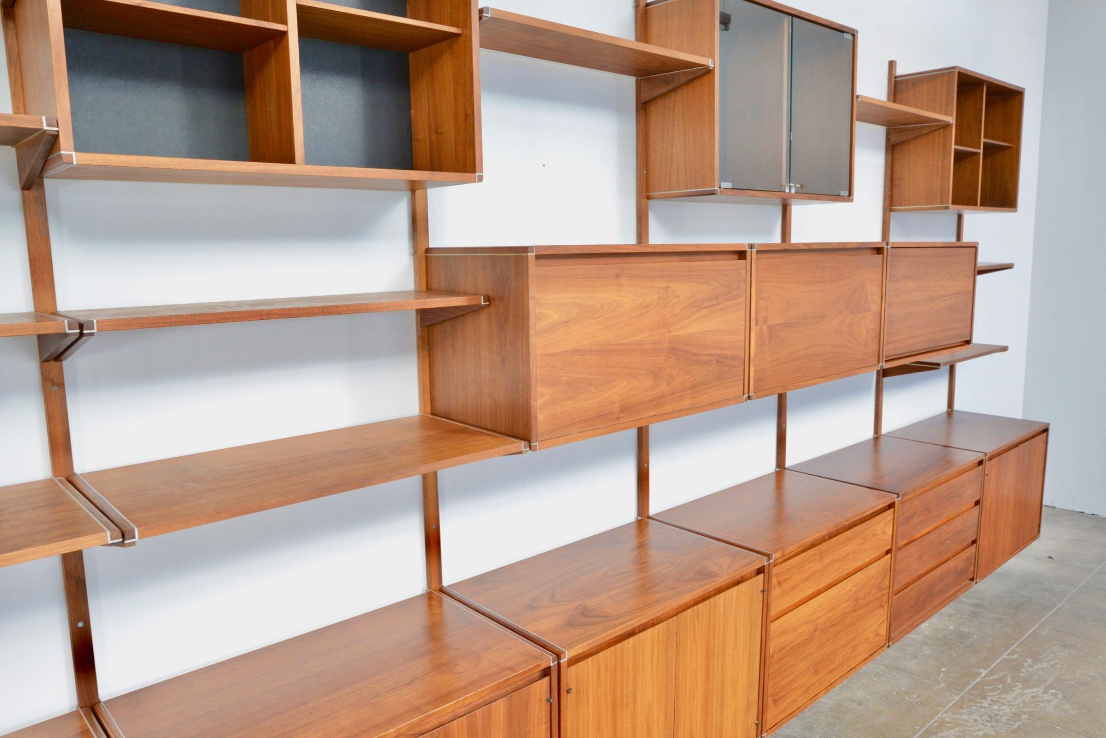Aluminum Gerald McCabe Barzilay Wall Unit, Sold by Component For Sale