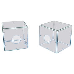 Glass Cube Occasional Tables Gerald McCabe