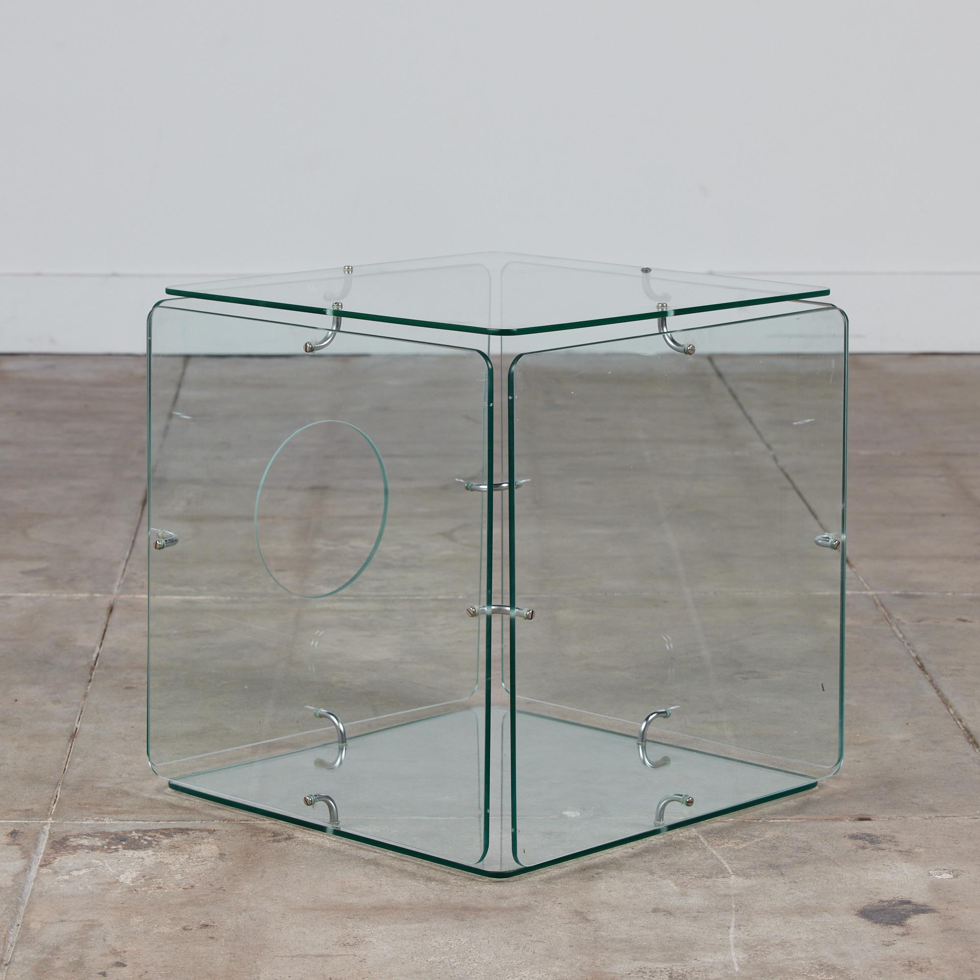 Gerald McCabe Glass Cube Table 2