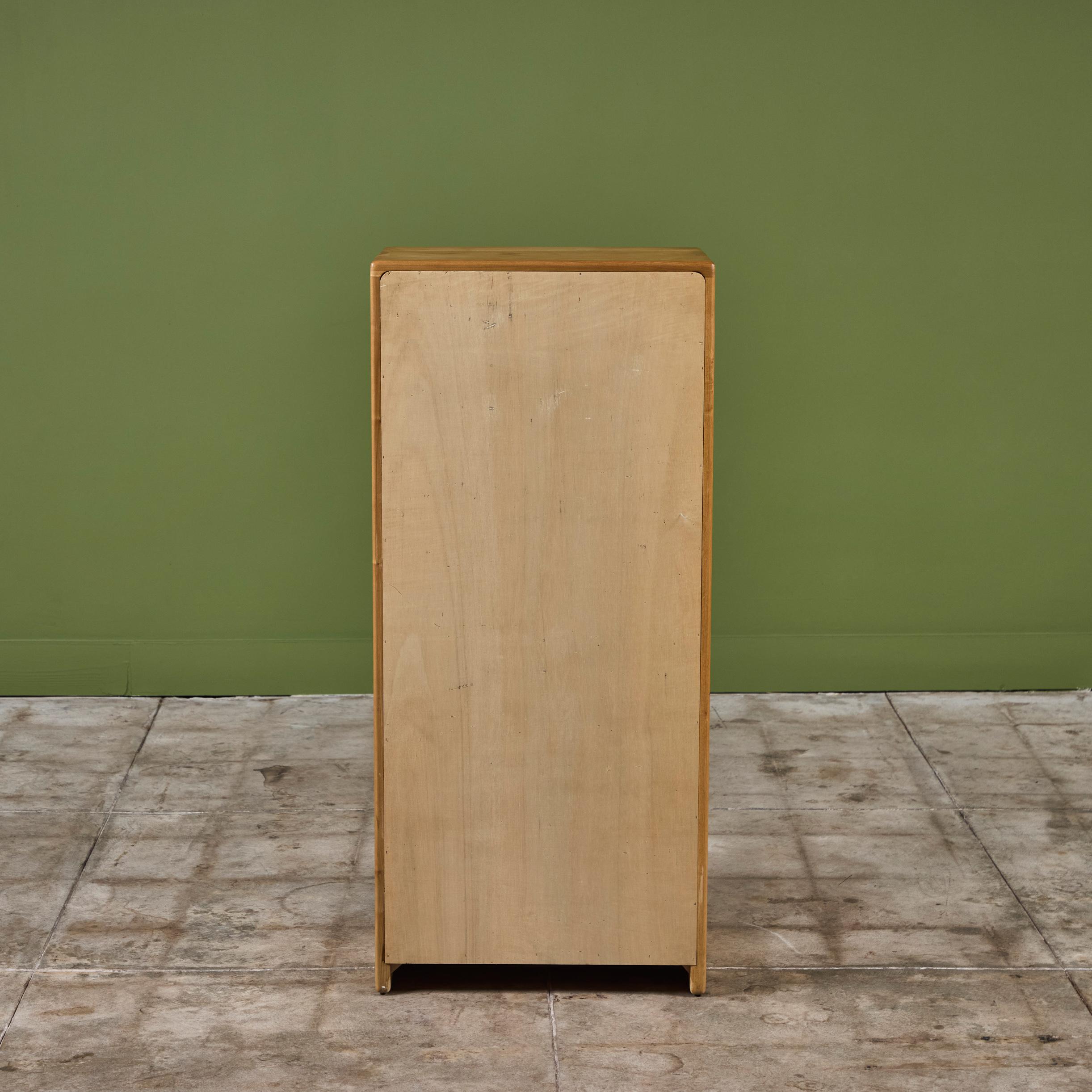 Maple Gerald McCabe High Boy Dresser for Eon Furniture For Sale