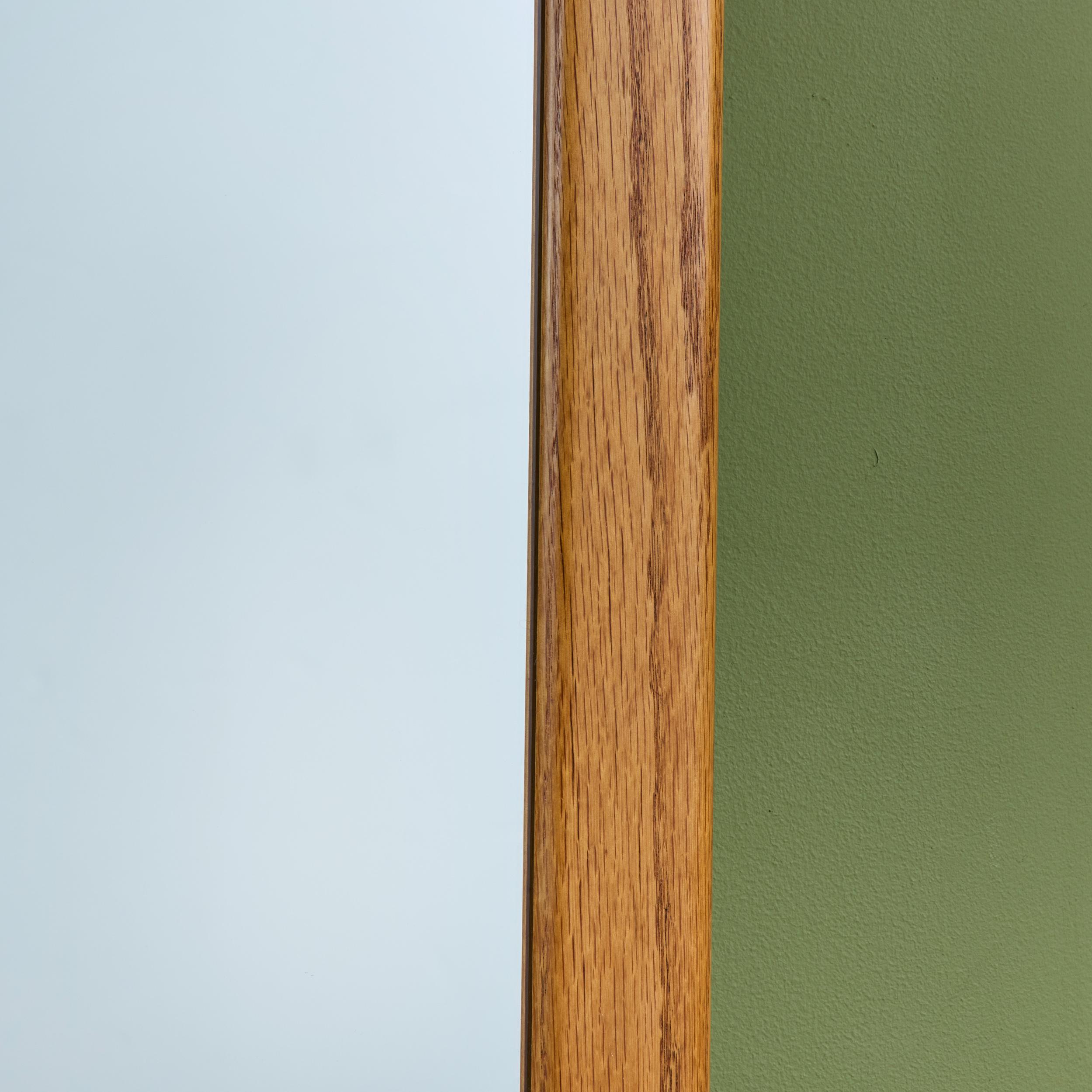 Quercia Gerald McCabe Oversized Oak Wall Mirror in vendita