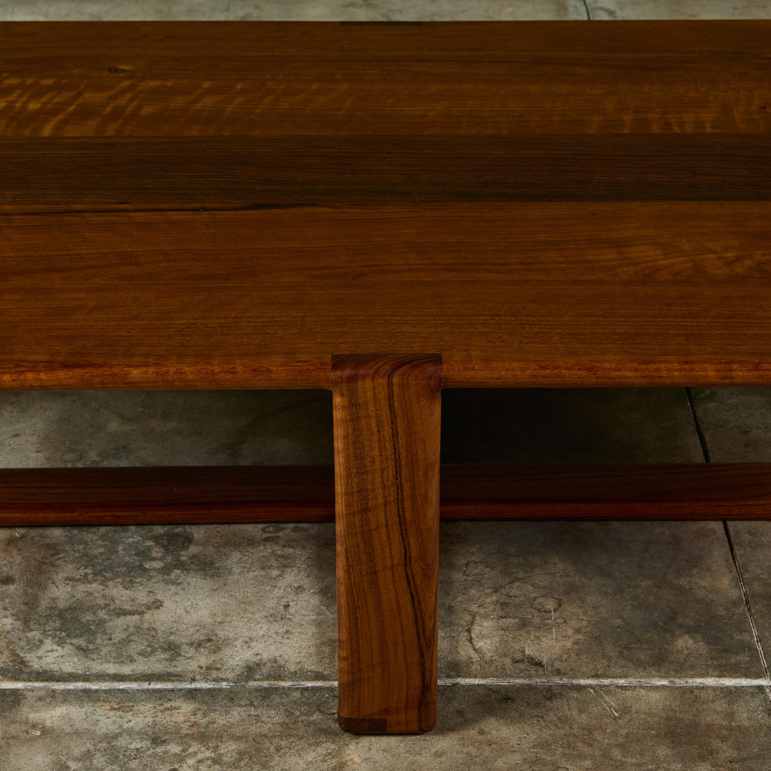 Gerald McCabe Rechteckiger Shedua Couchtisch im Angebot 8