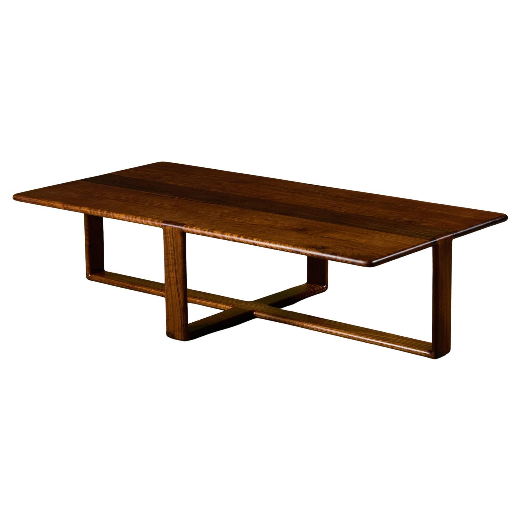 Gerald McCabe Rechteckiger Shedua Couchtisch im Angebot