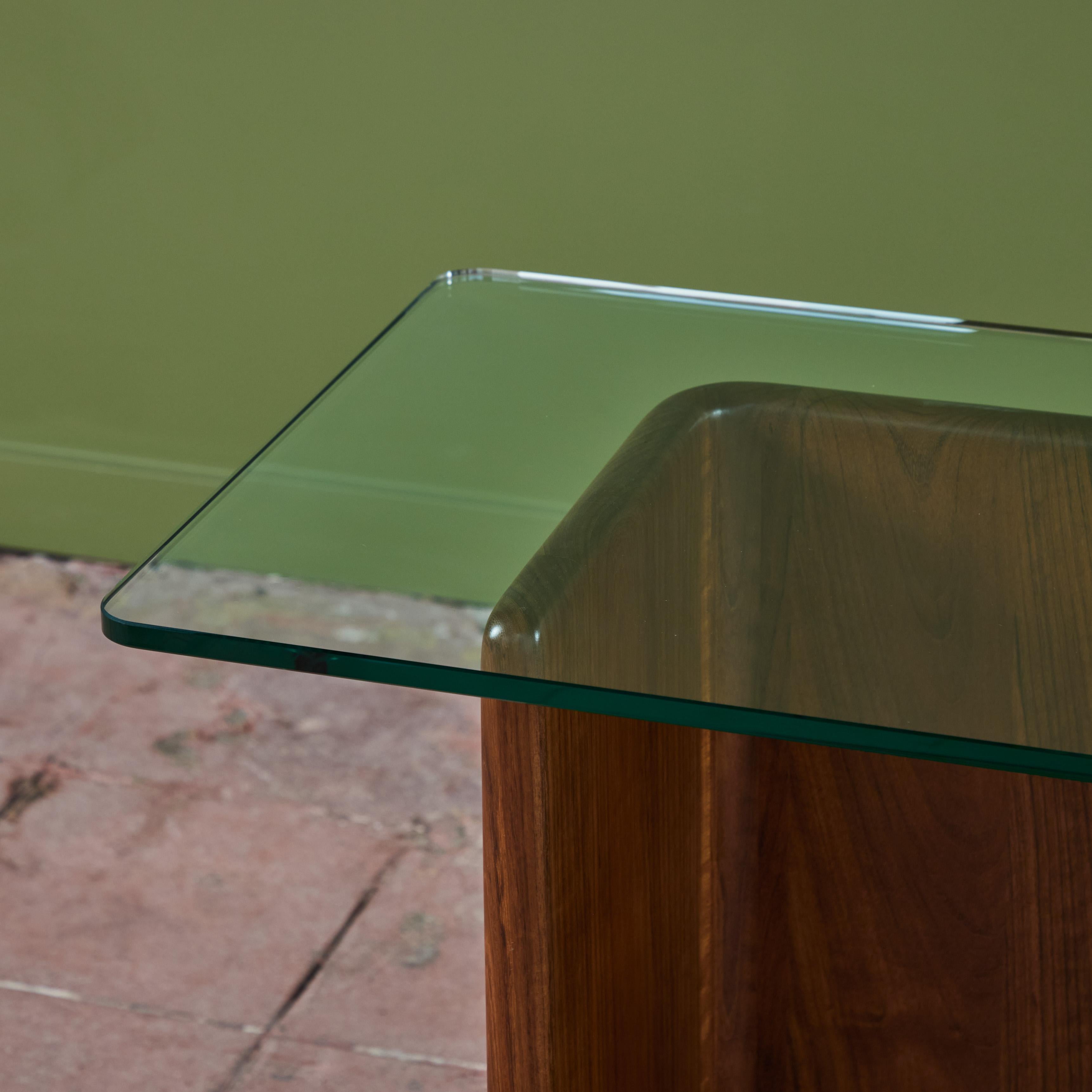 Gerald Mccabe Shedua and Glass Console For Sale 4