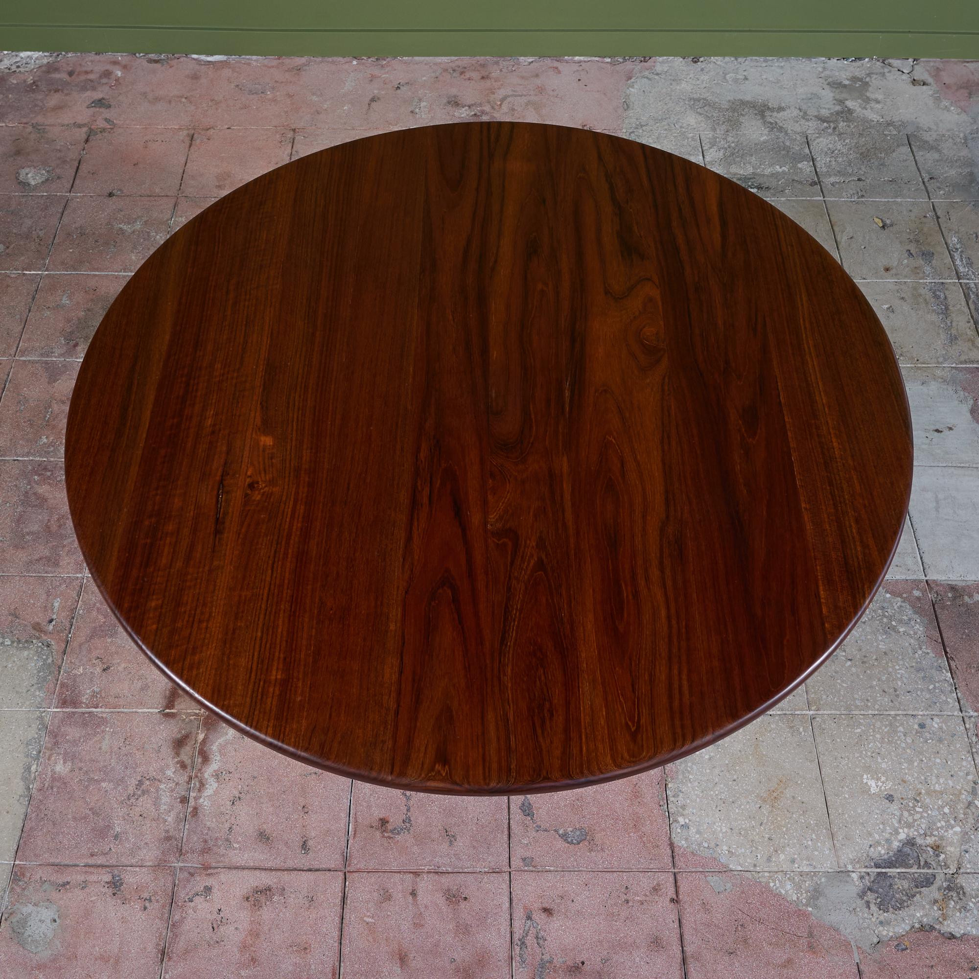 Wood Gerald McCabe Shedua Dining Table For Sale