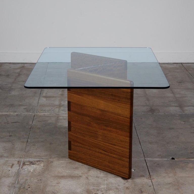 Gerald McCabe Shedua Zig Zag Dining Table For Sale 1