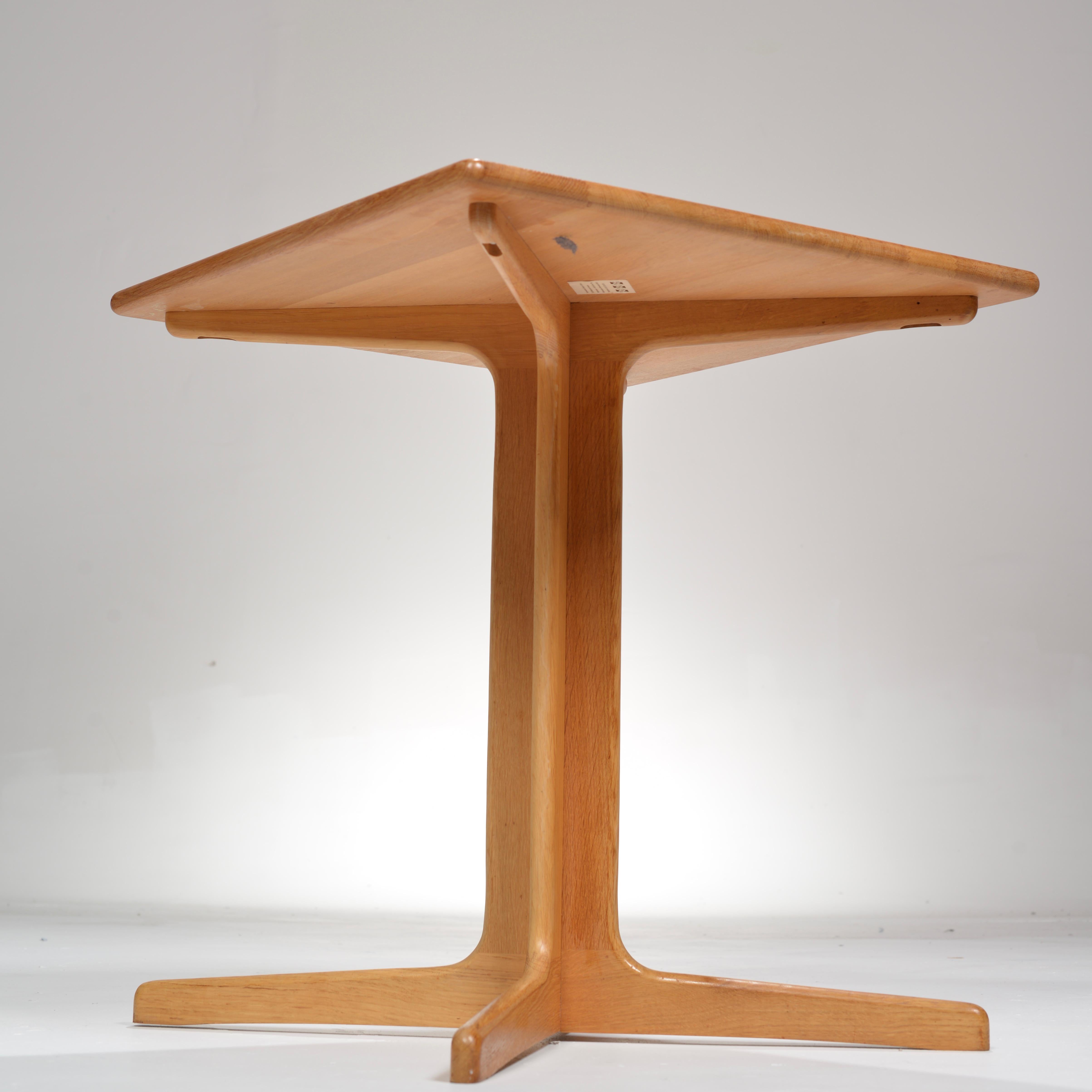 Late 20th Century Gerald Mccabe Side Table in White Oak For Sale