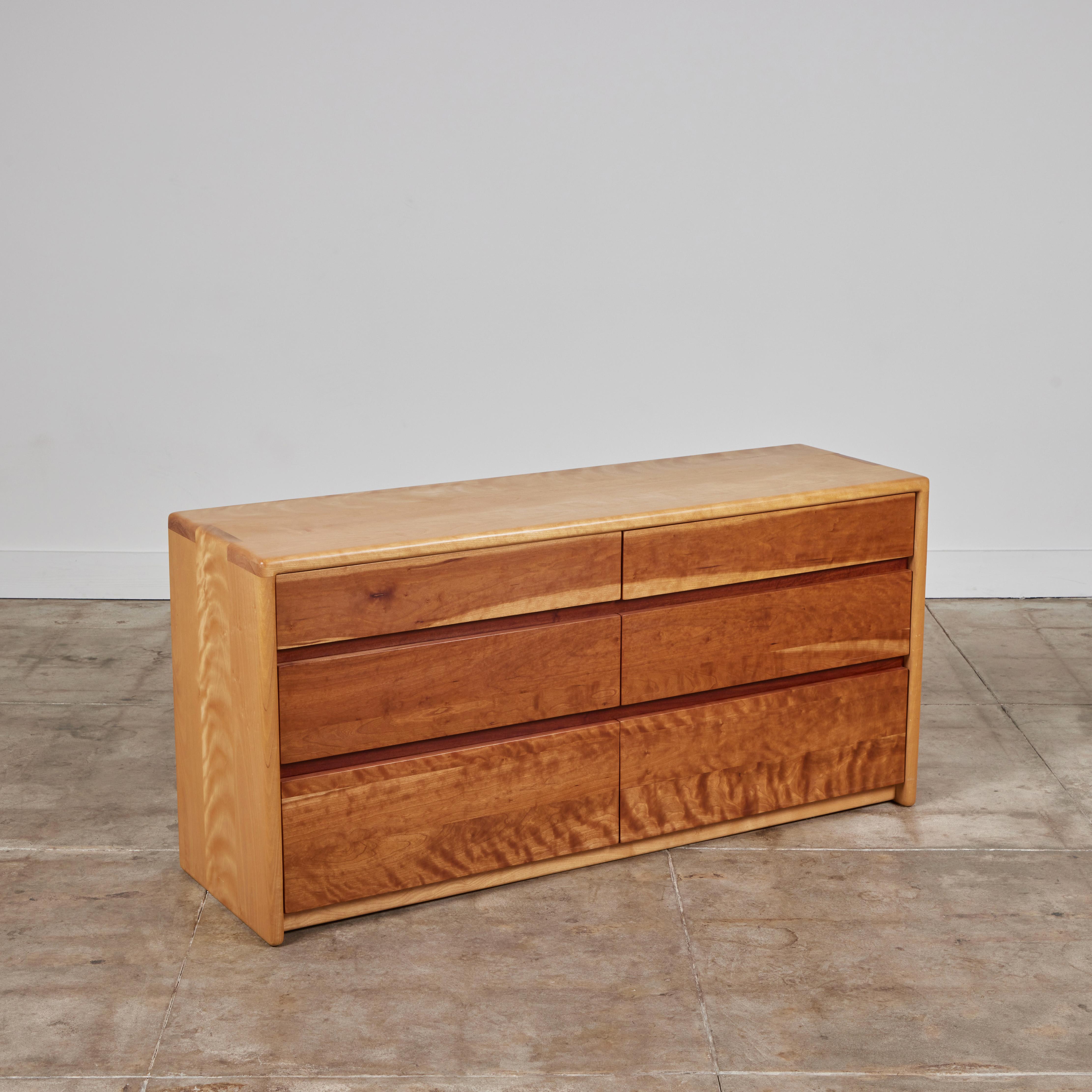 Mid-Century Modern Gerald McCabe Six Drawer Dresser for Eon Furniture For Sale