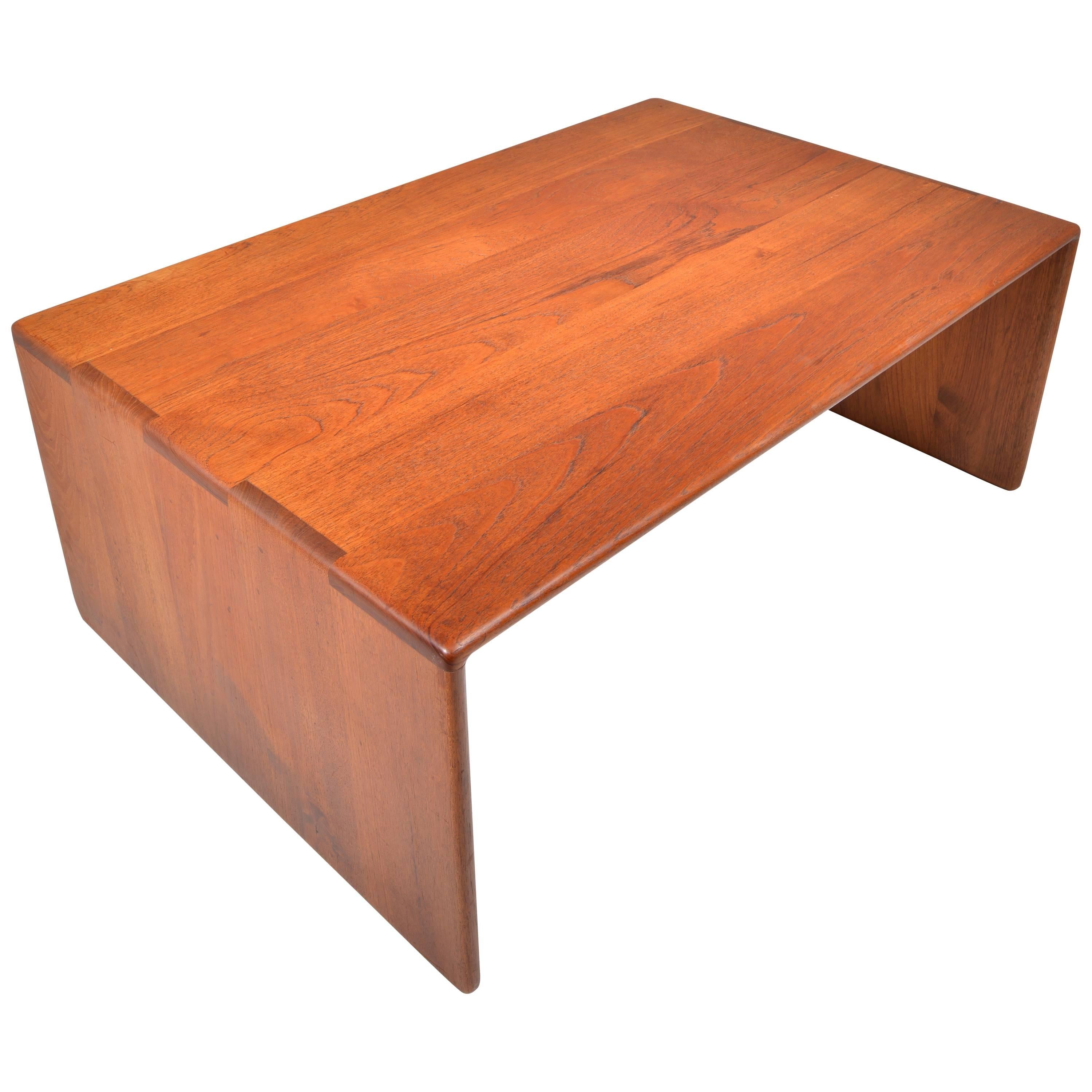 Gerald McCabe Solid Teak Coffee Table at 1stDibs