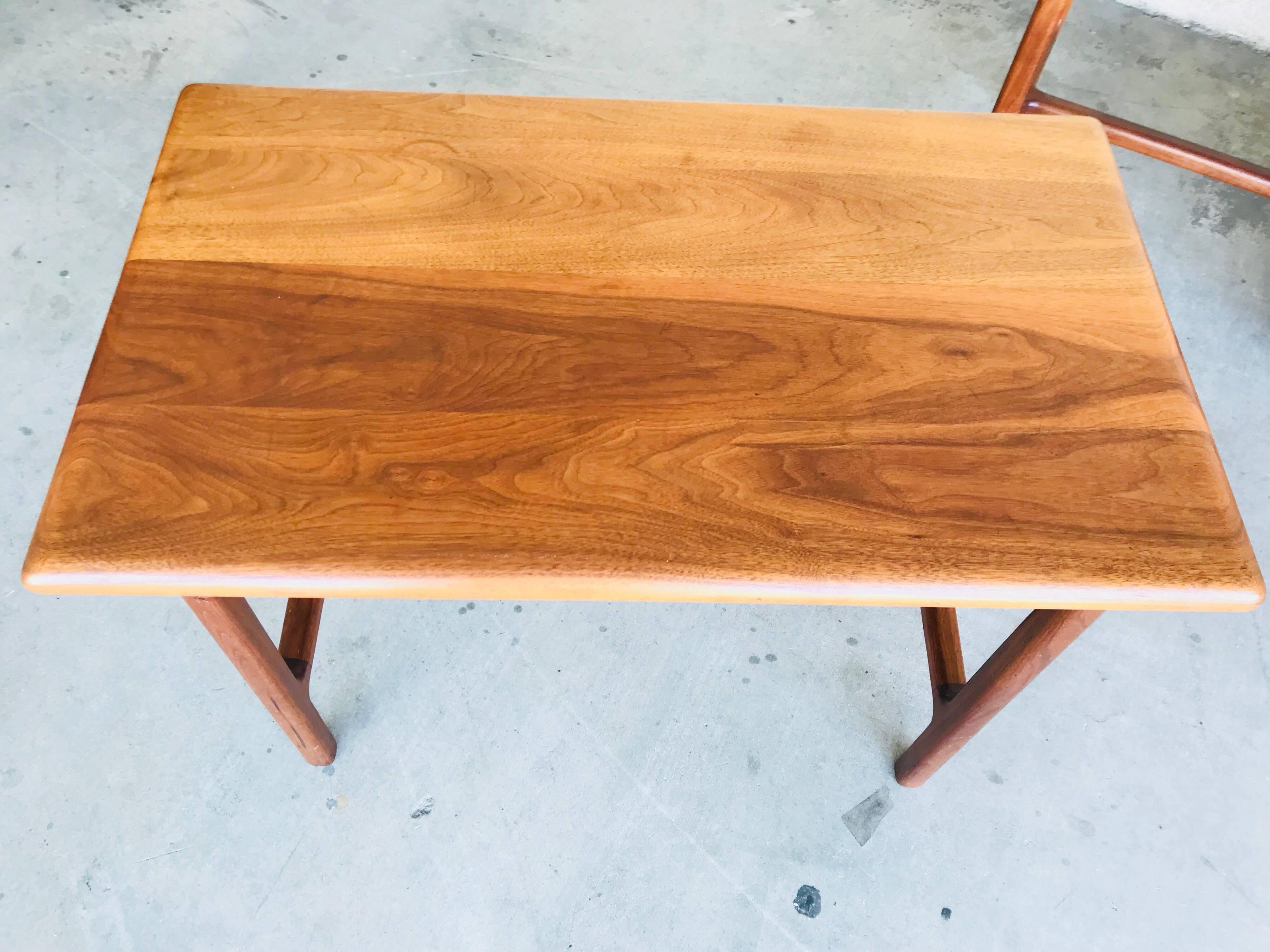Gerald McCabe Studio Design Shedua Wood Desk with Return Table 1