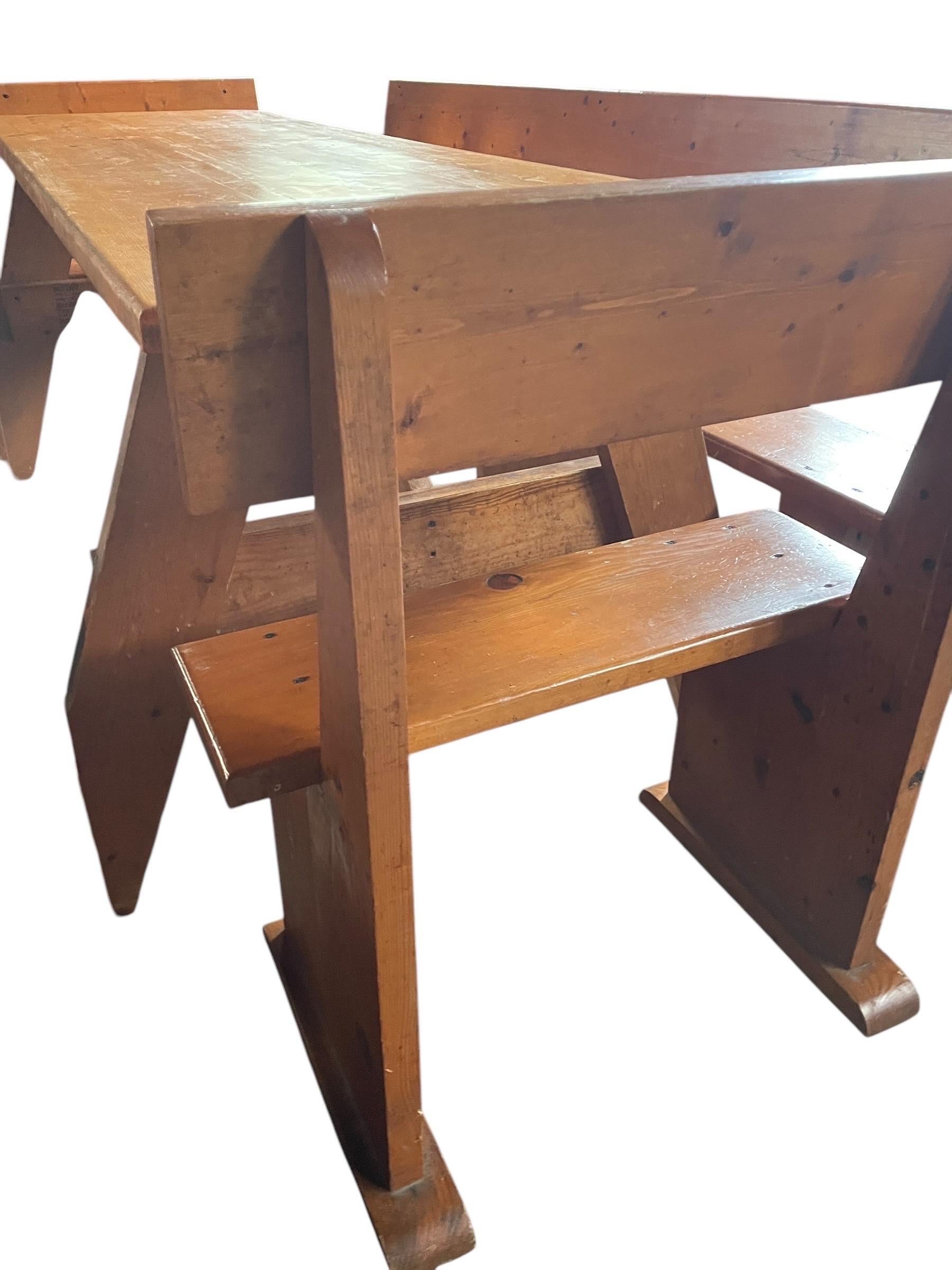 Gerald McCabe Style Dining Set Table Dining Table Breakfast Nook Dining Set For Sale 4