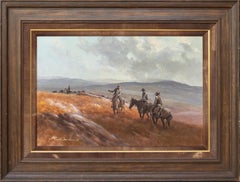 "Cattle Drive" Western Scene